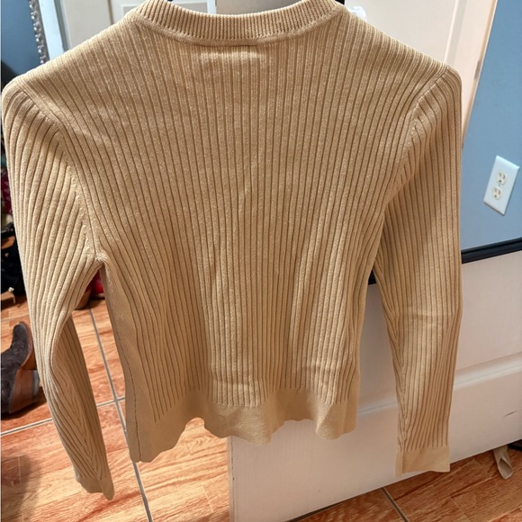 Mossimo Zip-Up Ribbed Sweater - Picture 2 of 2